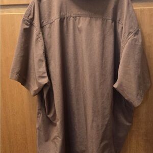 Men's Casual‎ Brown Button Down Shirt